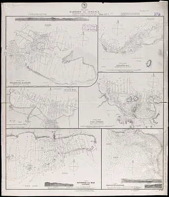 West Indies, harbors of Jamaica