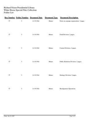 WHSF: Returned, 57-5