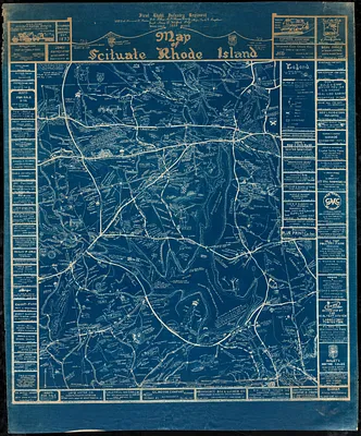 Map of Scituate Rhode Island
