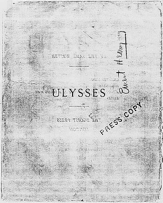 ULYSSES with Hemingway Signature