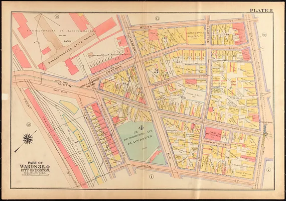 Atlas of the city of Boston, Charlestown and East Boston