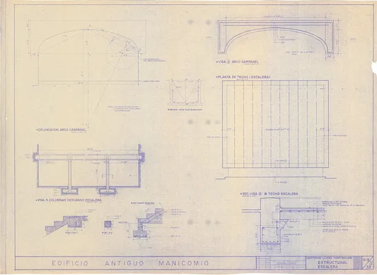 Edificio Antiguo Manicomio, Sheet S-3