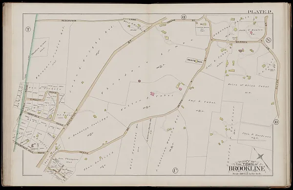 Atlas of the town of Brookline, Norfolk County, Massachusetts