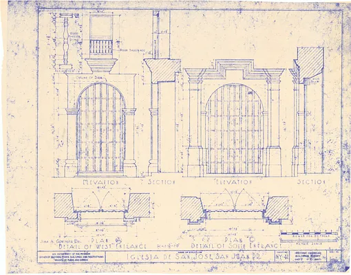 Iglesia de San Jose [Church of San Jose], San Juan, Puerto Rico, Sheet 7