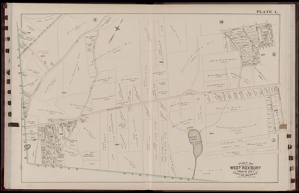 Atlas of the city of Boston : West Roxbury : volume five : from actual surveys and official records