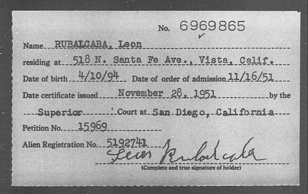 Rubalcaba, Leon - 1951