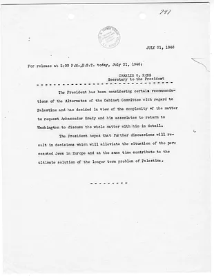White House Press Release