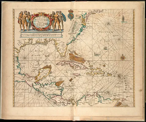 A chart of the West Indies from Cape Cod to the River Oronoque
