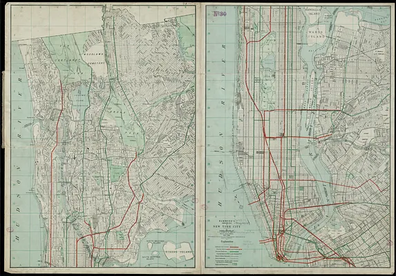Hammond's complete map of New York City