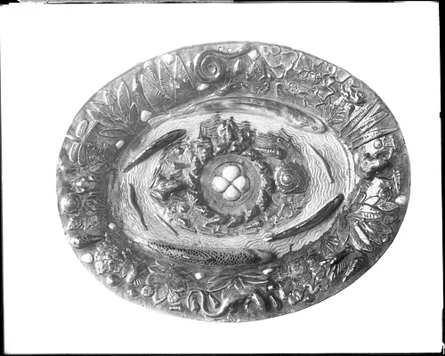 Ornamental Platter with Pond Life