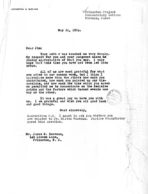 Letter from Verna Hobson to Barbara Evans