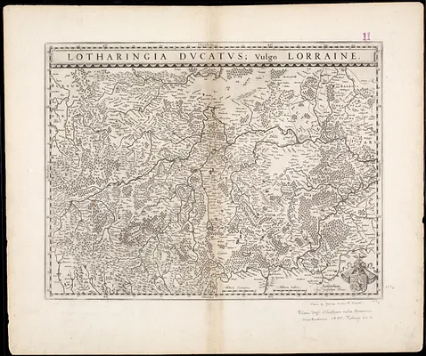 Lotharingia Ducatus, vulgo Lorraine