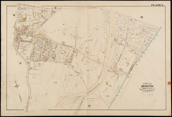 Atlas of the city of Boston : Charlestown and Brighton