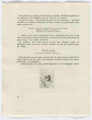 Frédéric Mistral: Mémoires et Recits by Frédéric Mistral: bust of a child (page 30)