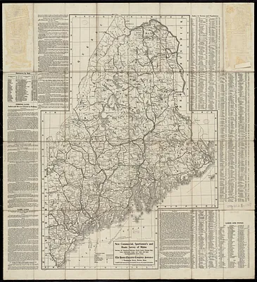New commercial, sportsmen's and route survey of Maine