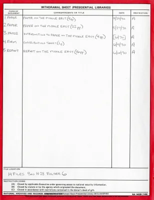 NSC Meeting - Middle East 6/10/70 [2 of 2]