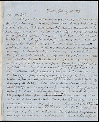 Letter from Samuel May, Boston, to John Bishop Estlin, February 28, 1853