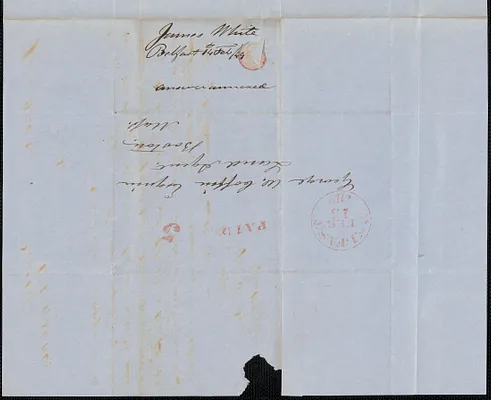 James White to George Coffin, 14 February 1849