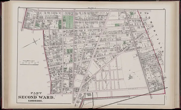 Atlas of the city of Cambridge, Middlesex Co., Massachusetts