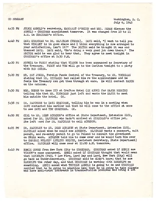 Summaries of Telephone Conversations