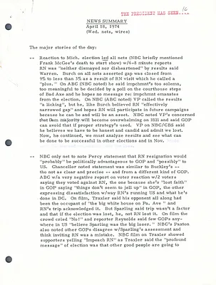 News Summaries - April 1974 [10 of 20]