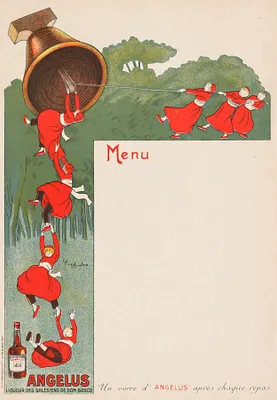 Menu Page (Angelus: Liqeur des Salésiens de Dom Bosco)