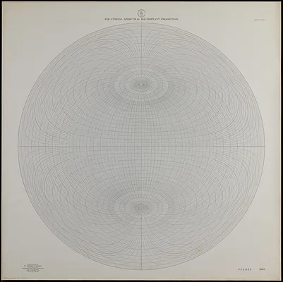 Equatorial azimuthal equidistant projection