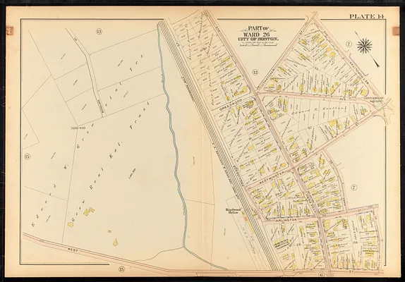 Atlas of the city of Boston, ward 26, Hyde Park