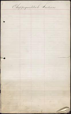 Appendix A- Chappaquiddick Indians