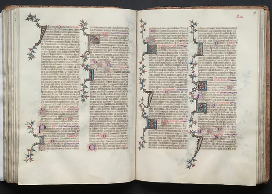 The Gotha Missal:  Fol. 96r, Text