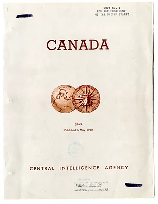 Report, Central Intelligence Agency, Canada, Situation Report 49