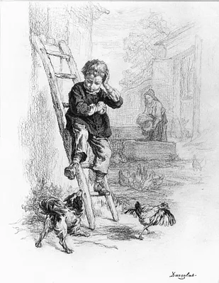 Boy and Dog