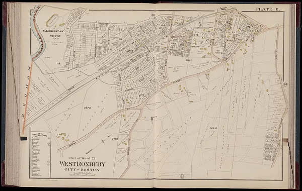 Atlas of Dorchester, West Roxbury and Brighton, city of Boston