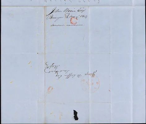 John Winn to George Coffin, 23 August 1849
