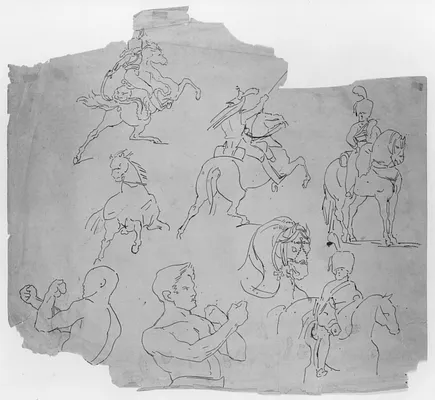 Studies after Géricault