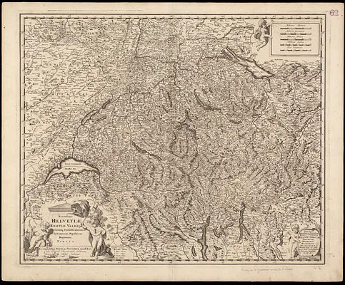 Exactissima Helvetiae, Rhaetiae, Valesiae caeterorumque Confoederatorum ut et finitimorum populorum regionum tabula
