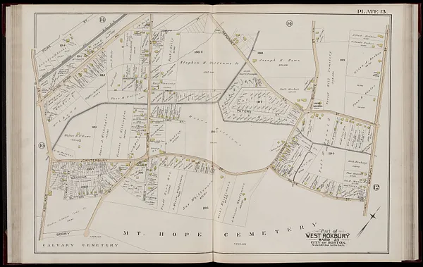 Atlas of the city of Boston, West Roxbury, Mass., volume six : from actual surveys and official plans
