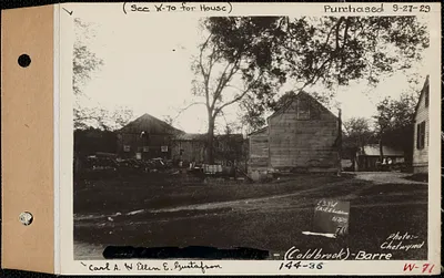Carl A. and Ellen E. Gustafson, barn, Coldbrook, Barre, Mass., Jun. 7, 1928
