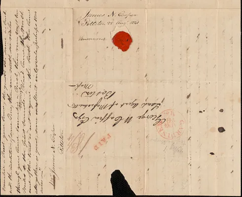 James N. Cooper to George Coffin, 28 August 1841