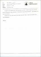 Correspondence: Office memorandum from Catherine A. Offinger (WHOI - Research Assistant Deep Submergence Laboratory) to Bill McKeon.