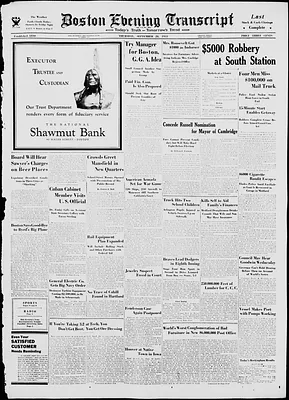 Boston Evening Transcript