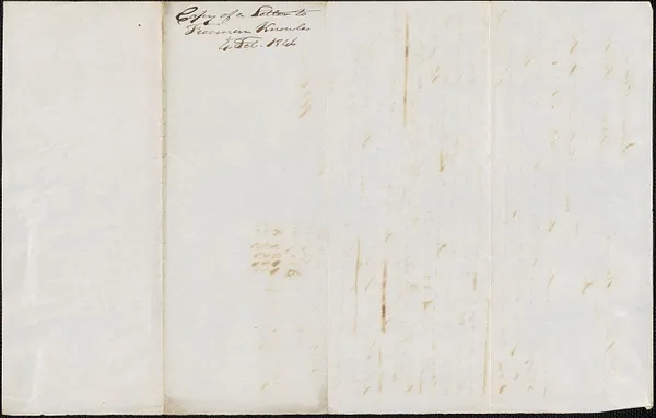George Coffin to Freeman Knowles, 4 February 1846