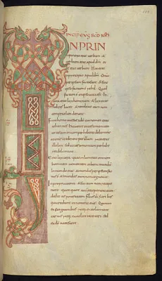 Leaf from Gospels