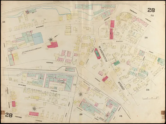 Insurance map of Charlestown : portions of Roxbury (now annexed to Boston) and Cambridge : 1868 : corrected Nov. 1871