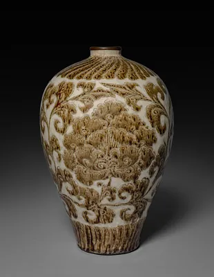 Meiping Vase:  Cizhou Ware