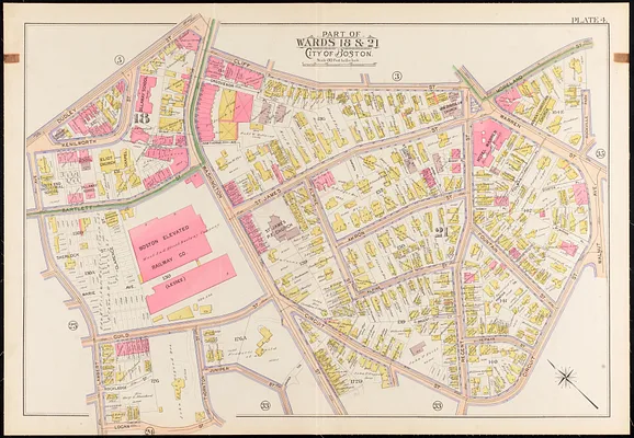 Atlas of the city of Boston, Roxbury