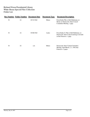 WHSF: Returned, 54-24