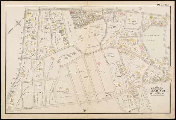 Atlas of the city of Boston : Roxbury
