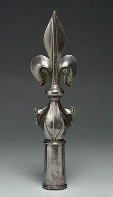 Banner Head in the Form of a Fleur-de-lys