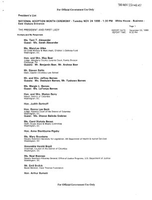 Adoption - DC/Internet Event, 11/24/98 [1]